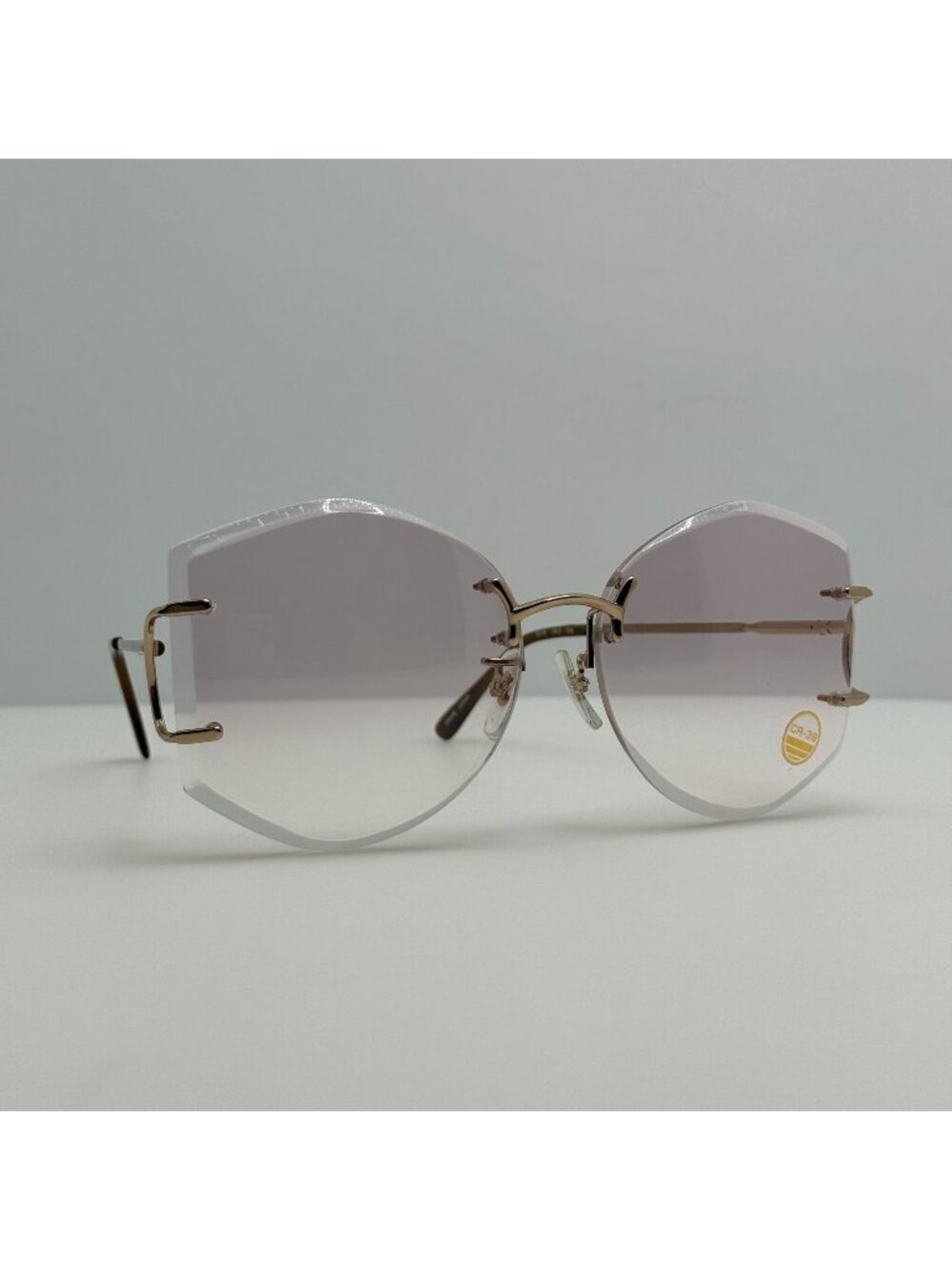 Tura Sunglasses 178 5 1/2 Japan Gold Smoke Pink 62-20-140